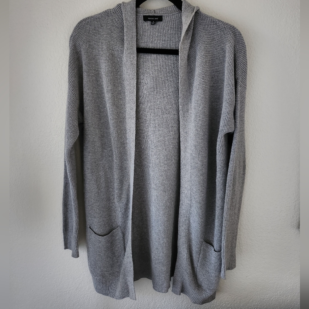 $3/20 Longline Hooded Cardigan Sweater